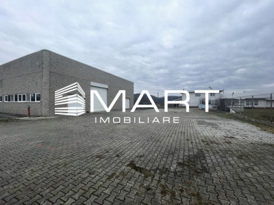 Hala industriala 1000mp utili + birouri + teren 2500mp Selimbar