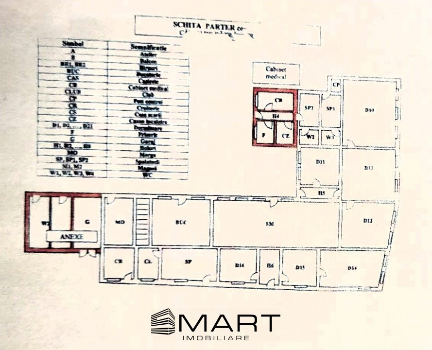 Cladire 500 mp cu teren 1450 mp Biertan
