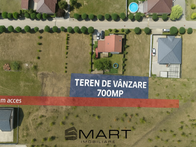 Teren intravilan 700mp cu utilitati si PUZ in Cartier Bavaria