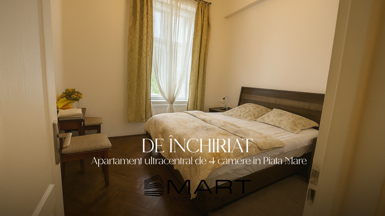 Apartament ultracentral de 4 camere in Piata Mare
