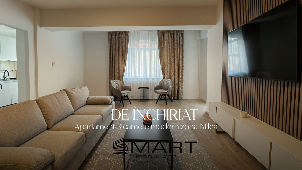 Apartament 3 camere lux zona Milea