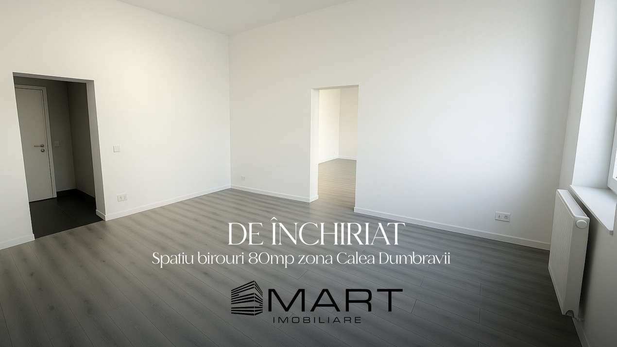 Spatiu birouri/comercial 90mp zona Calea Dumbravii