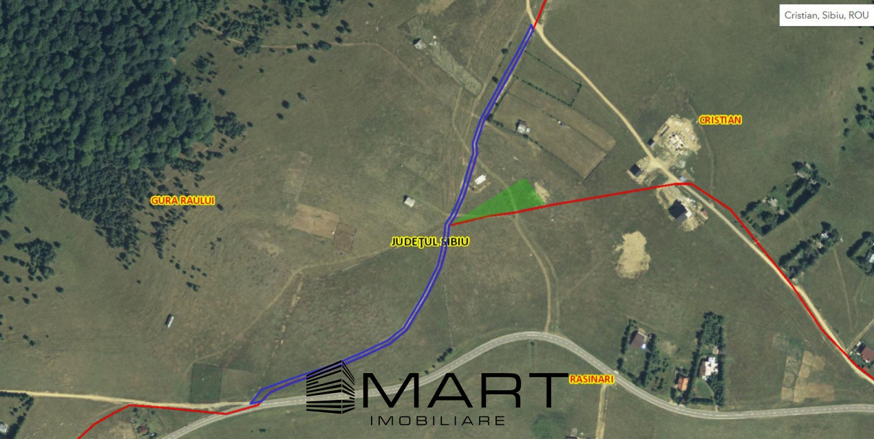 Teren intravilan zona Paltinis