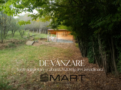Teren intravilan + cabana 920mp in Cisnadioara