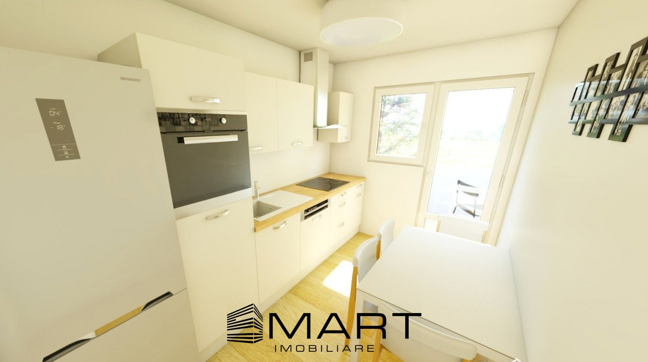 Apartament 2 camere 51mp la Cheie cartier Veterani