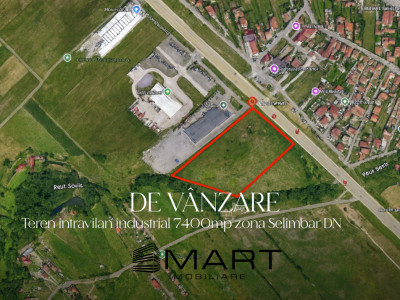 Teren intravilan 7400mp la DN zona Selimbar
