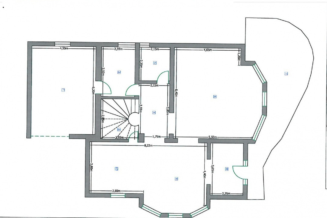 Casa individuala 230mp cu teren 1100mp Tocile