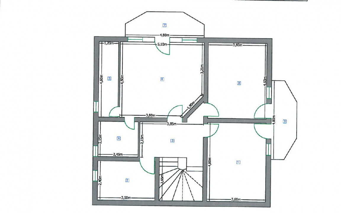 Casa individuala 230mp cu teren 1100mp Tocile