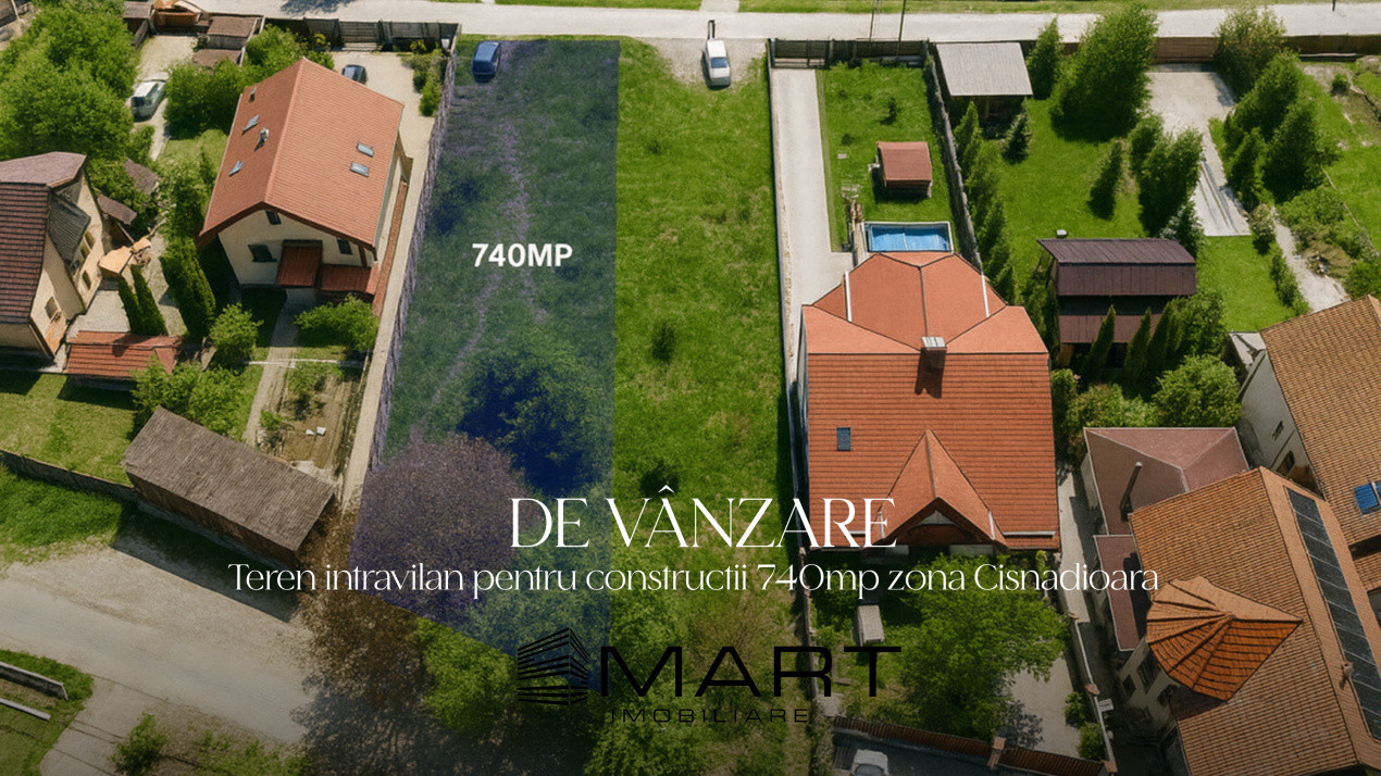 Teren intravilan cu utilitati Sub-Cetate - Cisnadioara