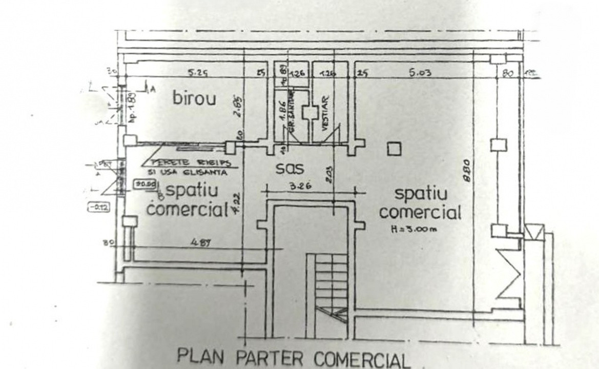 Spatiu comercial 92mp Valea Aurie