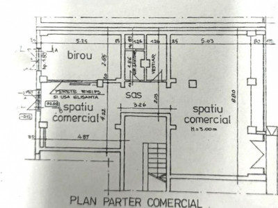 Spatiu comercial 92mp Valea Aurie