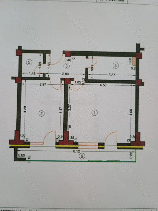 Apartament 2 camere Sanpetru 