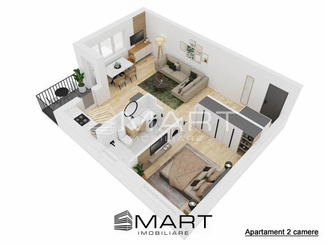 Apartament 2 camere la CHEIE Selimbar Doamna Stanca