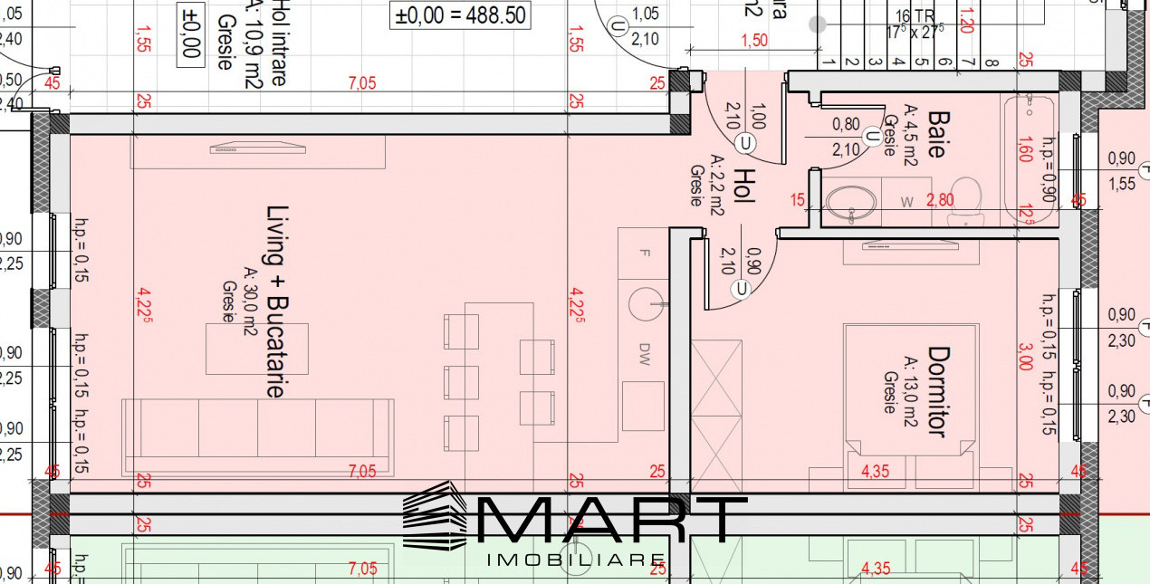 Apartament 2 camere 50mp plus curte 50mp cartier Davinci Cristian