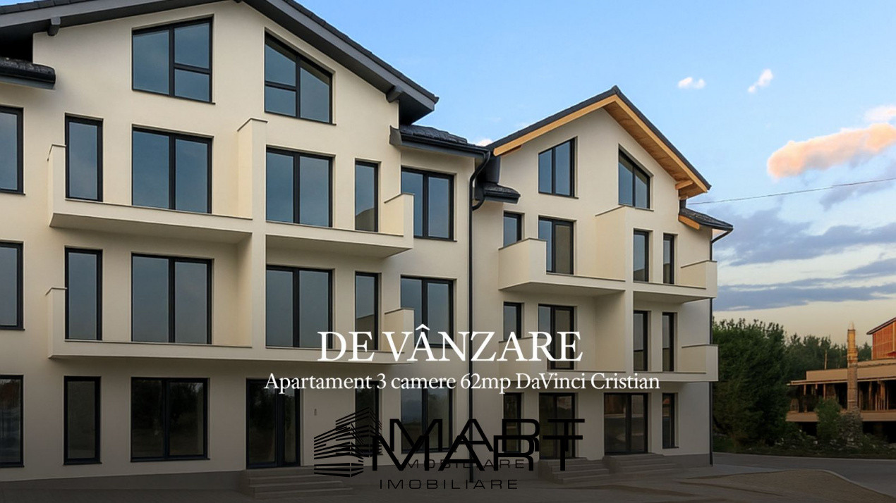 Apartament 2 camere 50mp plus curte 50mp cartier Davinci Cristian