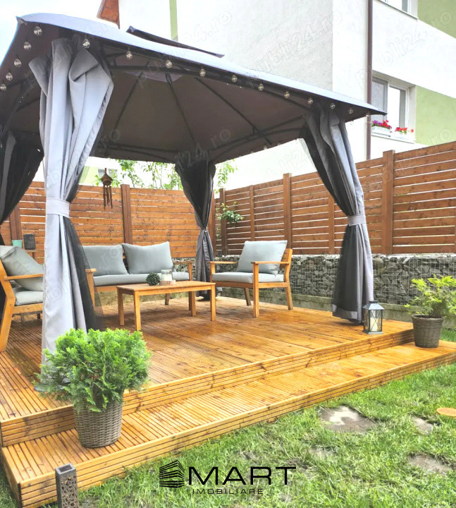 Apartament 3 camere, terasă + grădină de 112 mp în Cartierul Arhitecților
