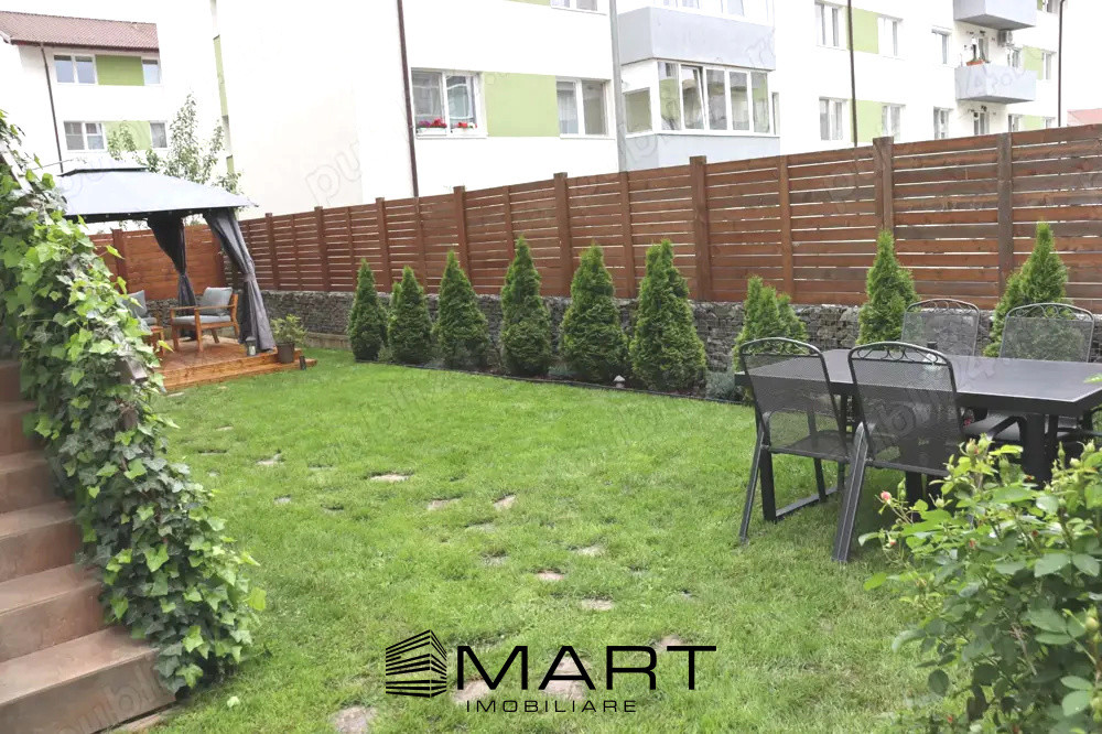Apartament 3 camere, terasă + grădină de 112 mp în Cartierul Arhitecților