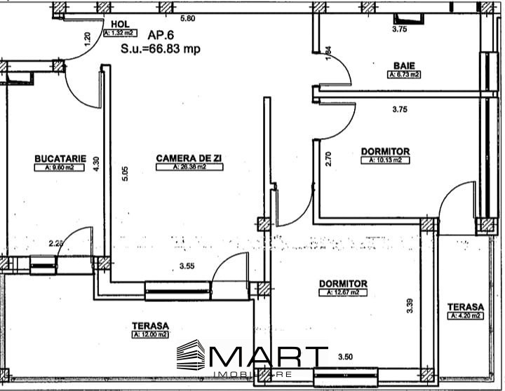 Apartament cu 3 camere zona Calea Cisnadiei