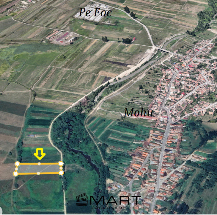 Teren extravilan de vânzare –4200 mp, Șelimbăr (Mohu)