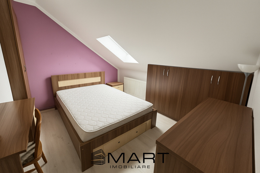 Apartament la mansarda cu 3 camere 100mp zona Tilisca