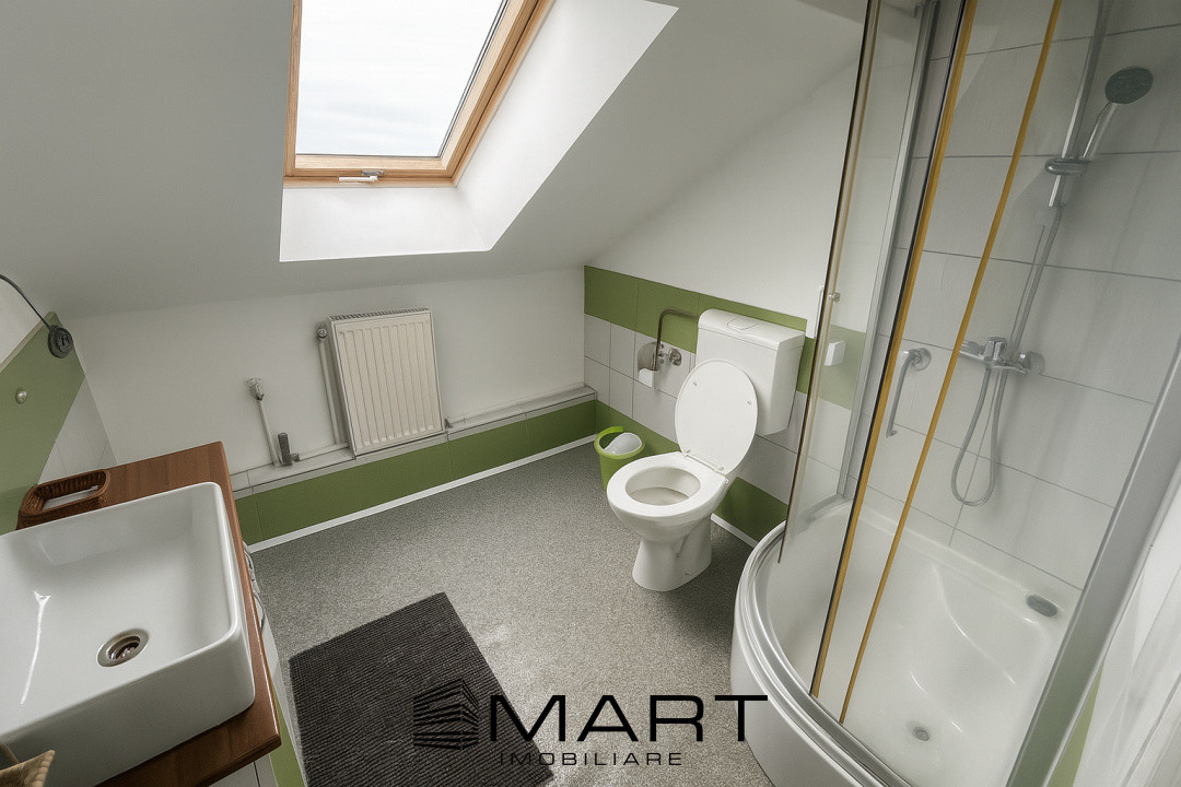 Apartament la mansarda cu 3 camere 100mp zona Tilisca