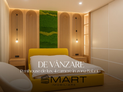 Penthouse de LUX 4 camere + 2 terase zona Centrala