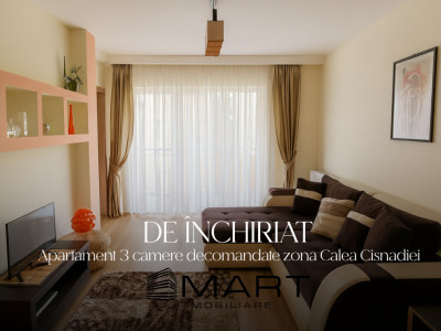 Apartament 3 camere decomandate zona Calea Cisnadiei
