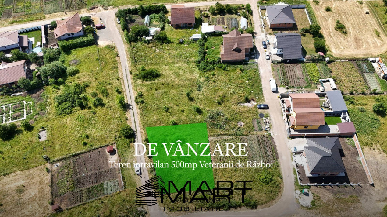 Teren intravilan 500mp Cartier Veterani