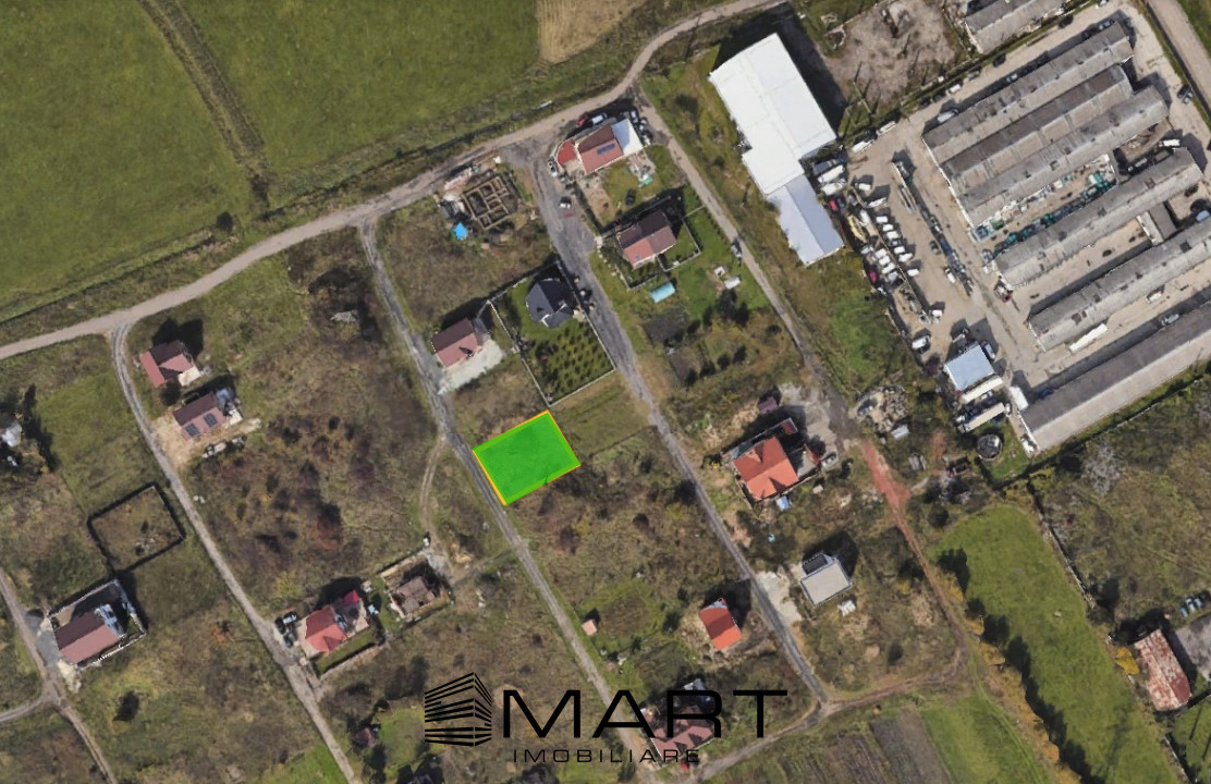 Teren intravilan 500 mp Veteranii de Razboi cu proiect de casa