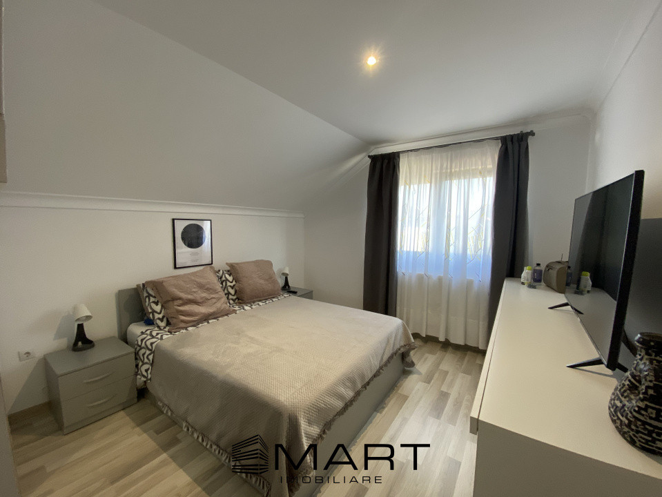 Casă individuală mobilată elegant, 4 camere, 2 băi, grădină Cristian SB