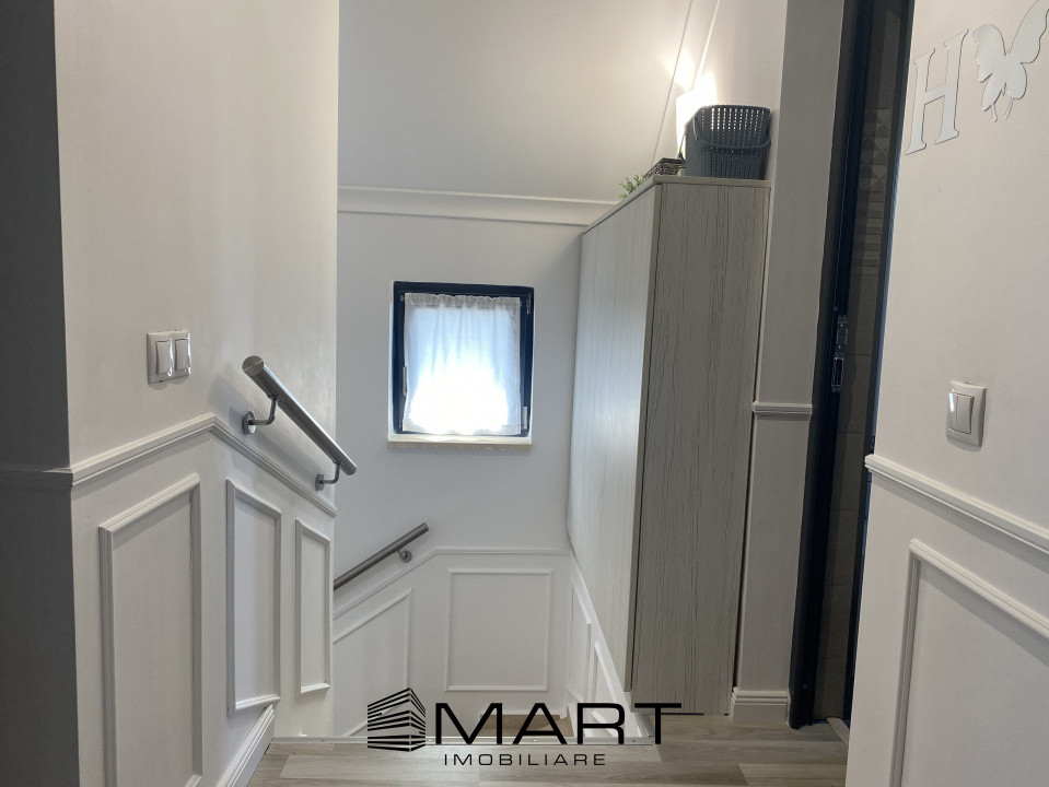 Casă individuală mobilată elegant, 4 camere, 2 băi, grădină Cristian SB