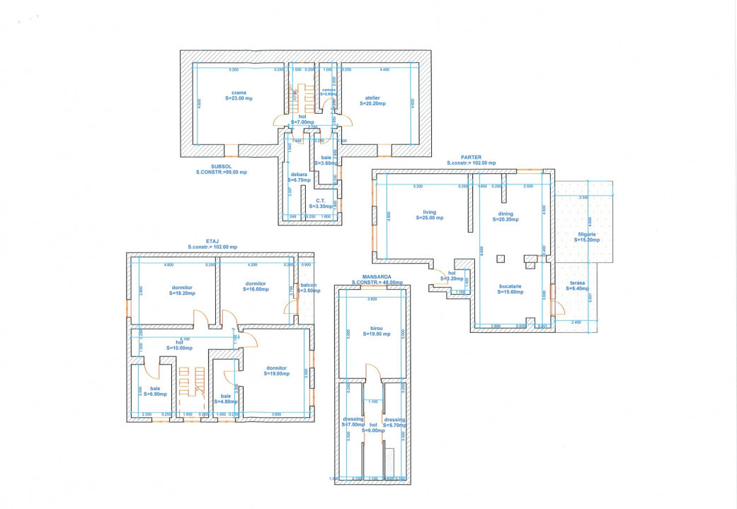 Casa 7 camere de lux zona Turnisor