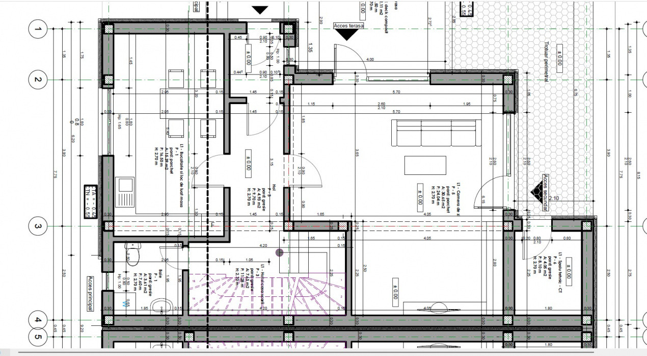 Casa tip duplex 4 camere 135mp zona Brana
