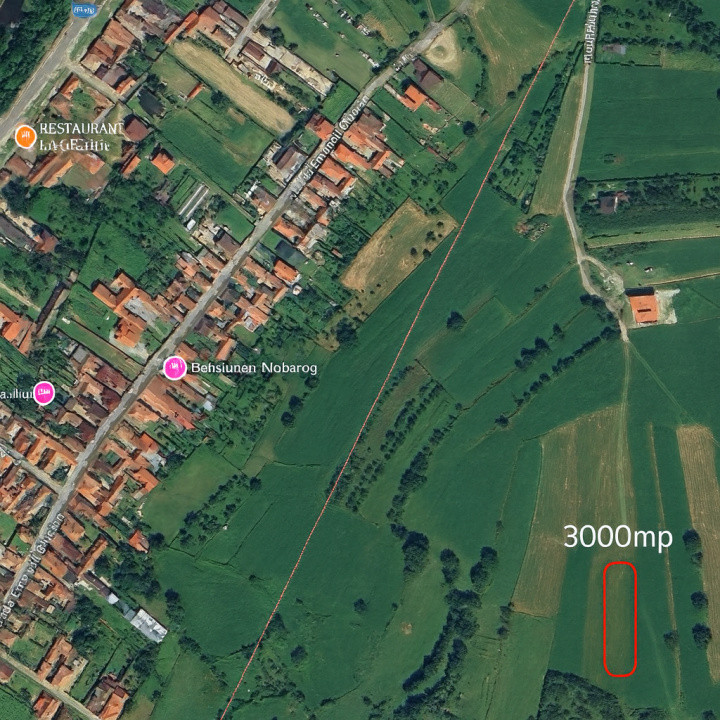 Teren extravilan cu priveliste minunata 3000mp in Rasinari