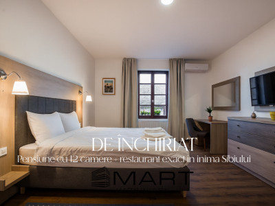 Pensiune 12 camere + restaurant,  zona Centrul Istoric