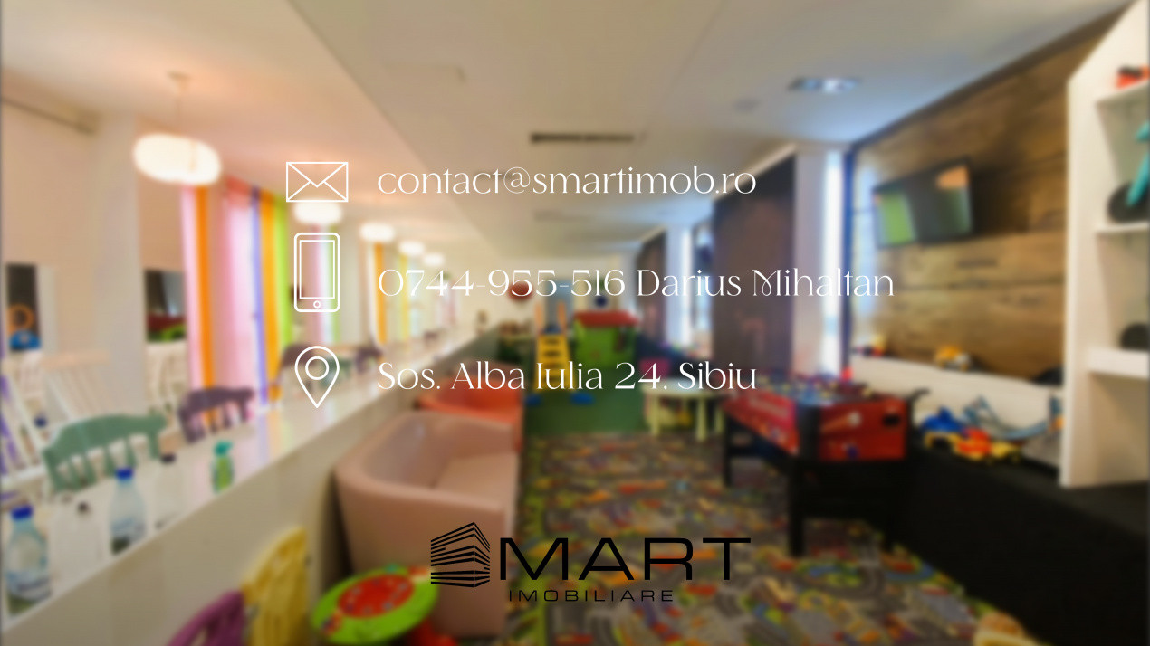 Spațiu de joacă interior + zonă de socializare pentru părinți și bunici