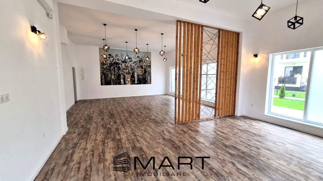 Spatiu Comercial 65 mp si curte privata in Selimbar
