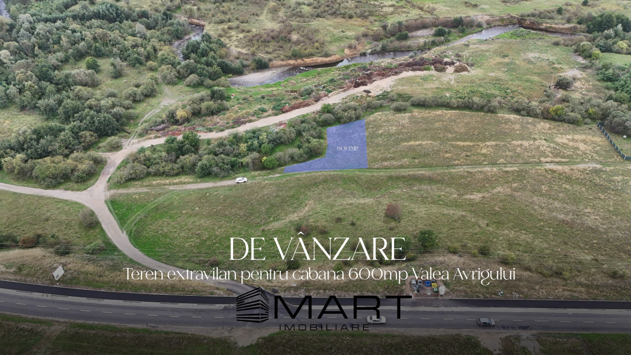 Teren 600mp pe Valea Avrigului