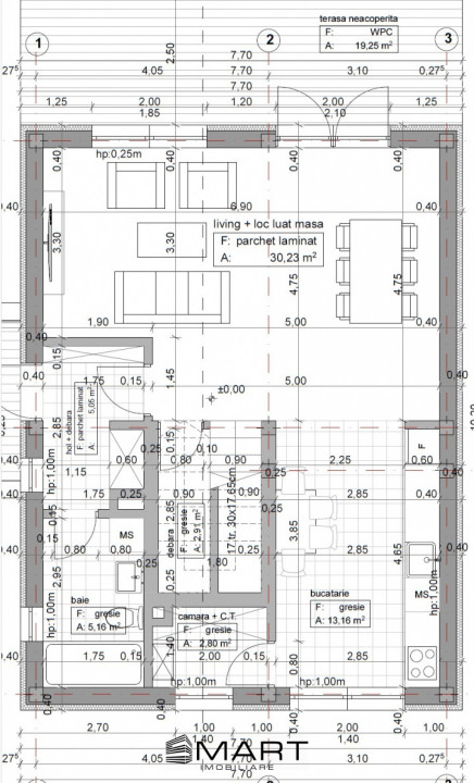 Casa individuala 120mp teren 480mp Sura Mica