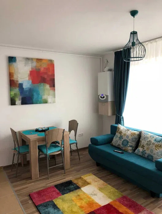 Apartament modern cu 2 camere, terasă și boxă – Tractorul, Brașov 