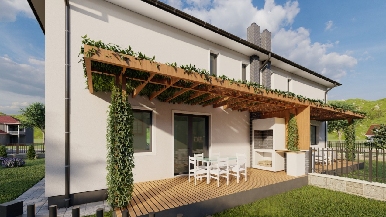 Teren 700 mp, cu autorizatie de constructie + utilitati în Chinteni