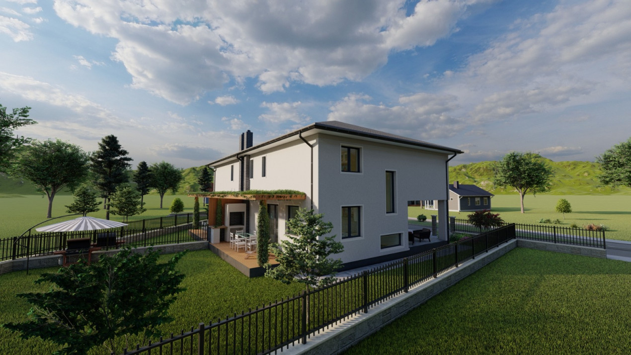Teren 700 mp, cu autorizatie de constructie + utilitati în Chinteni