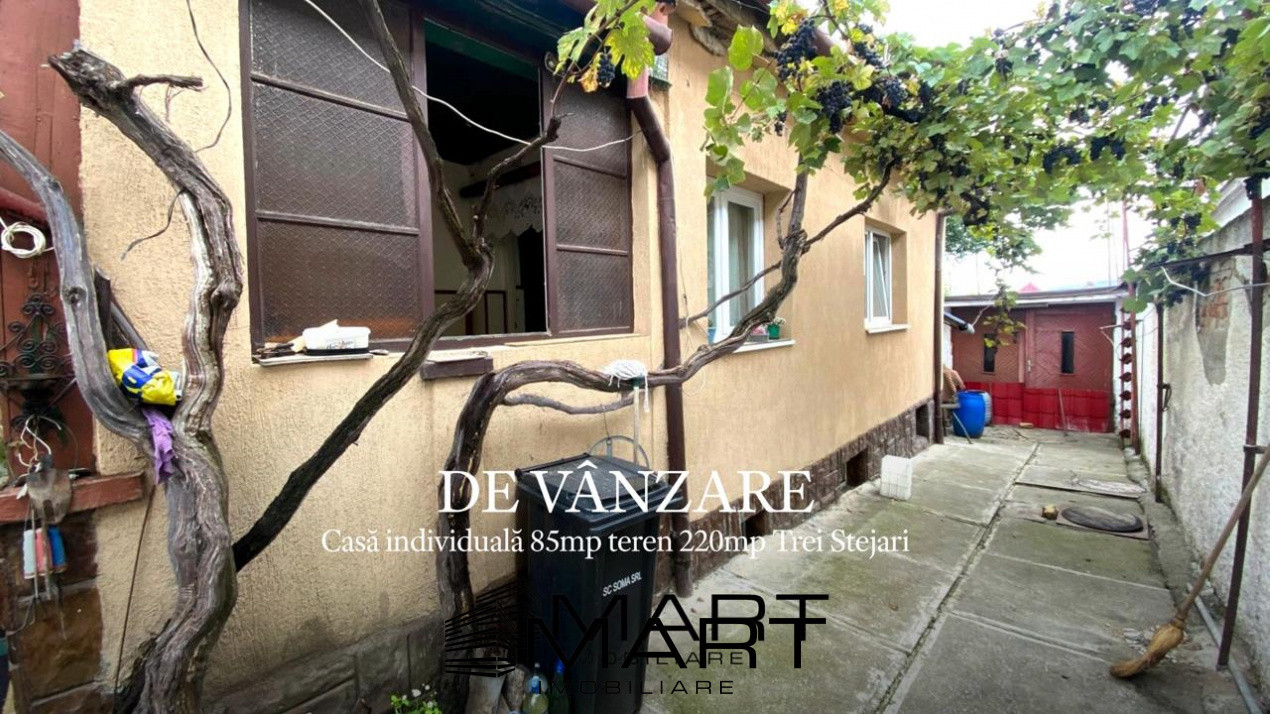 Casa individuala 85mp teren 220mp Trei Stejari
