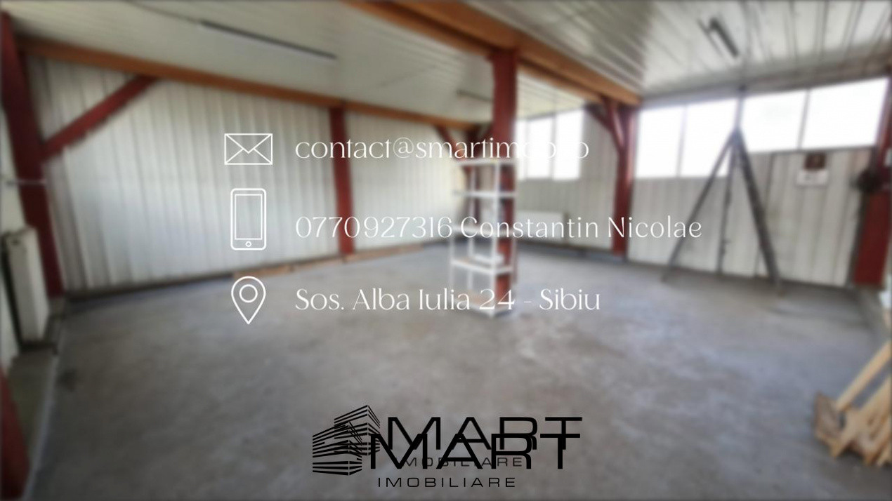 Spatiu depozit 160 mp Zona Turnisor