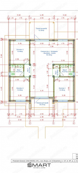 Casă Modernă pe Parter în Sânpetru
