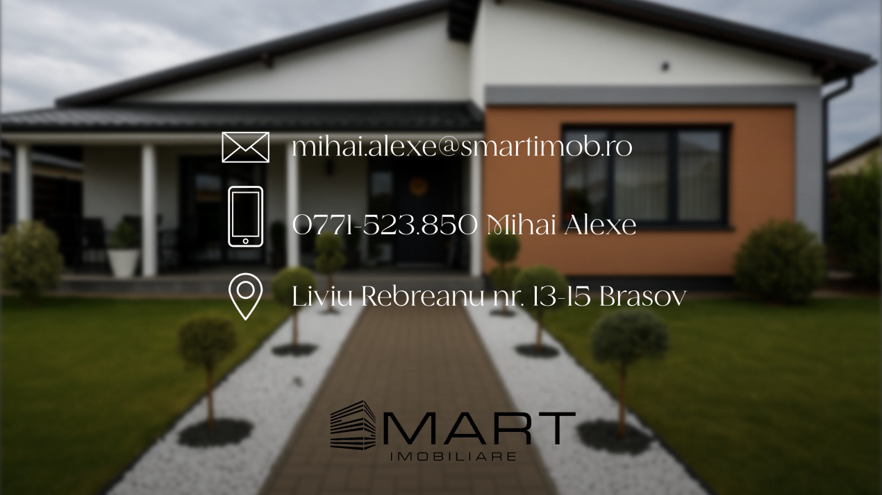 Casă premium nouă – 110 mp utili, teren 500 mp