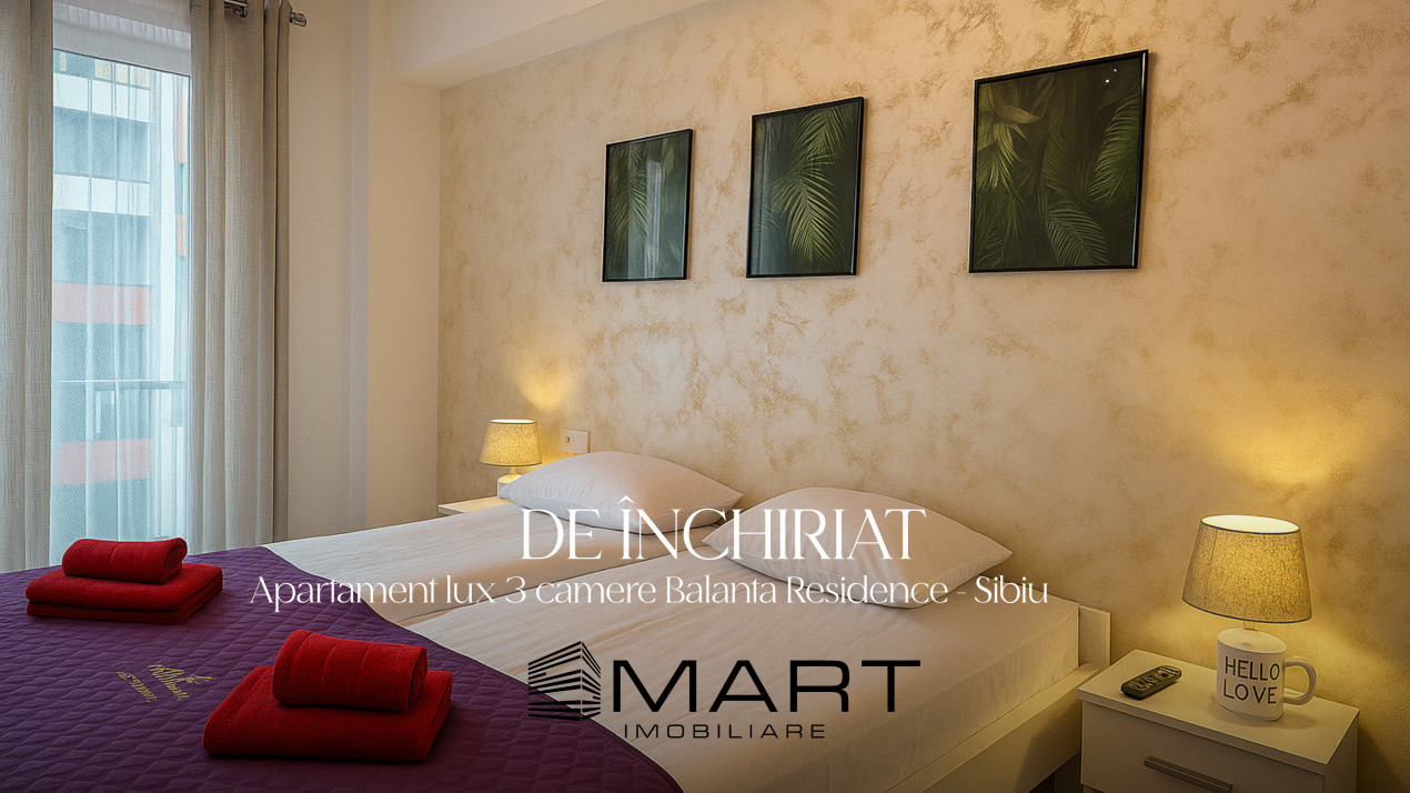 Apartament de lux cu 3 camere Balanta Residence