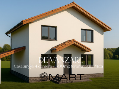 Casa 4 camere 130mp + 500mp teren zona 