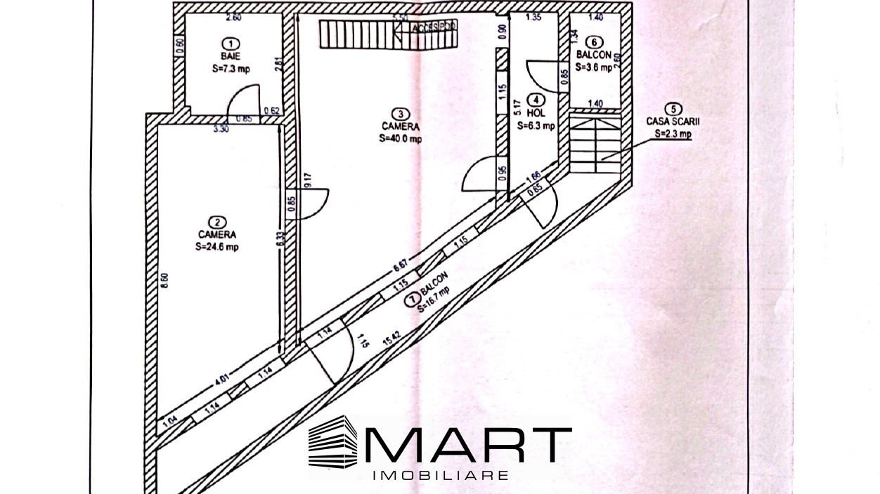 Apartament la casa 130mp curte 35mp zona centrala