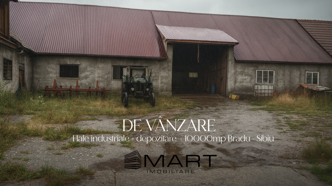 Spatiu industrial 5 camere zona Bradu - Sibiu